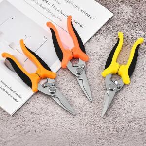 전문 스테인리스 철사 슬롯팅 가위, 전기 기술자용 얇은 다리미 스킨 커팅, 산업용 전자 제품 커팅