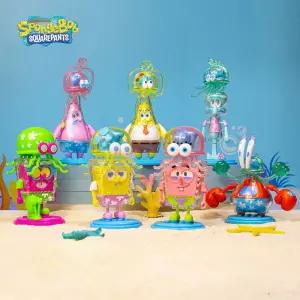 스폰지밥 랜덤 점핑 해파리 피규어 시리즈 장난감 6개 세트