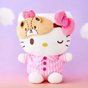산리오 헬로키티 꿀잠 봉제인형 30cm 캐릭터 애착인형