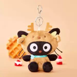 산리오 초코캣 꽃사슴 가방고리 인형 키링 13cm