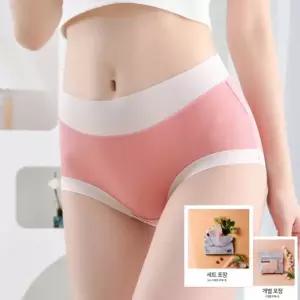 여성 부드러운 통기성 Y존 편한 팬티 질염 속옷자 선물용 개별포장