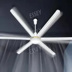 산업용 천장 벽스위치 블랙 무단 2m 선풍기 천정 천장형 공장 대형 공업용 실링팬