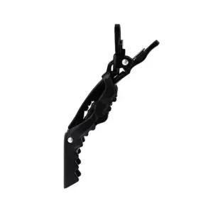 [HY3] 악어 미용핀 집게핀 블랙