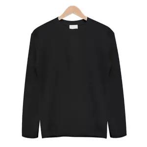 무지 총알 원단 티셔츠 MOD007 블랙긴팔무지 면티 면무지 빅사이즈 남성 남자