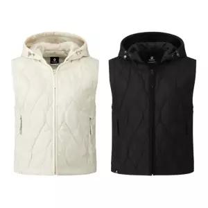 [블랙야크](대전신세계) 여성 패딩 어반트래커 트윈스 수퍼웜 후디 패딩 베스트2 1BYPDSV502