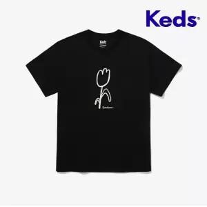 KEDS 튤립 티셔츠_KD2RSG2106FBLK