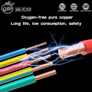 BV 솔리드 구리선 전기 케이블 PVC 단일 코어 경질 은폐 배선 전원 코드 20 18 16 14 12 10 AWG