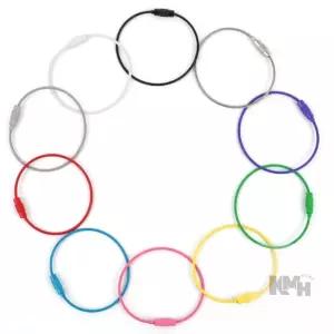 와이어 키체인 로프 체인고리 와이어고리 키링