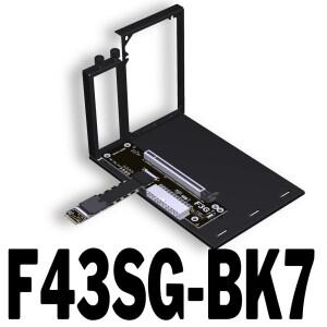 M.2 NVMe 키 M-PCI-E 5.0 X16 eGPU 어댑터 케이블(노트북 ITX/STX 그래픽 카드용) 도킹 스테이션 외부