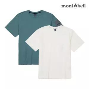 몽벨 남성 체스트포켓 반팔 티셔츠