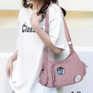 여성 외출 가방 뱃지 컬러풀 베이직 숄더 크로스백