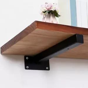 철제 선반대 인더스트리얼 무지주 벽걸이 벽 선반대 수납 인테리어 지지대 고정대 프레임 브라켓 주방 욕실