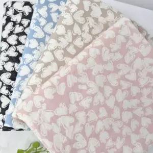 하트스케치 40수 면마 바이오워싱 원단 은은한4컬러 홈패션 홈패브릭 의류 침구류