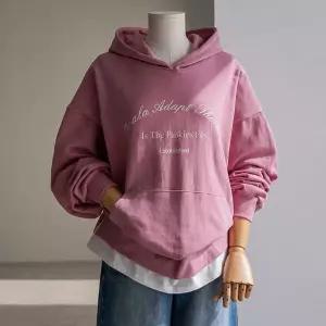 (안나앤플러스) 테븐 레이어드 슬릿 후드티[티셔츠EDY1] 빅사이즈