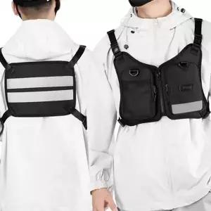 배달 조끼 경량 오토바이 배달 조끼 화물 반사 아웃도어 밀리터리 자전거 가벼운 다용도 나일론 스트랩