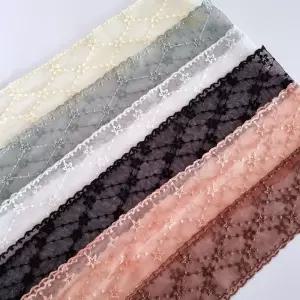 목스카프 여성봄스카프 헤어밴드 스타 목도리 레이스 머플러 펀칭