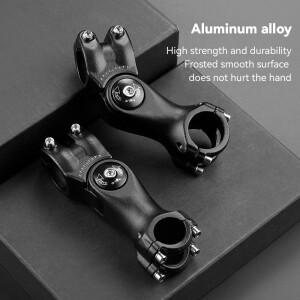 자전거 스템 31.8mm 알루미늄 합금 조절식 핸들바 85 120mm 높이 증가기 산악 로드 바이크 사이클링 악세사