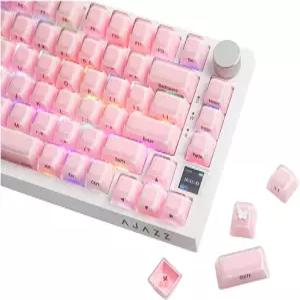 EPOMAKE Lusterfly 젤리 키캡 세트 - 123 키 더블샷 각인 MDA 프로필 ABS+PC 비샤인 스루