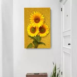 해바라기 그림 인테리어 황금 현관 해바라기 액자 거실 집들이선물 벽걸이 벽그림 풍수 개업