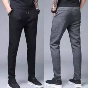 여름긴바지 마 남성긴 캐주얼팬츠 허리밴딩 남자긴바지 팬츠 IS-PA43