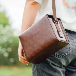 카메라 숄더백 데일리 클래식 미러리스 카메라 가방 여행용 수납 가죽 빈티지 스트랩 크로스 남성 소품