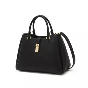 매장정품 DAKS 닥스 [CLA] 블랙 소가죽 체크 장식 포인트 토트백 M DCBA6E164 1166806