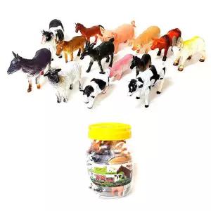 가축피규어 가축탐험 중형 14p/돼지 소 동물 말 모형장난감 교육용완구