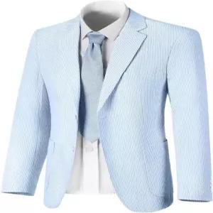 남성 비치 웨딩 턱시도 블를 위한 시어서커 정장 스포츠 코트 재킷 클래식 서머 블