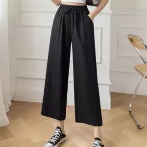 여성 허리밴딩 린넨 팬츠 일자핏 양포켓 여름 데일리 여름바지 여성여름팬츠 편한바지