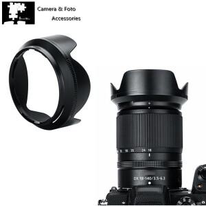 HB101 총검 가역 카메라 렌즈 후드 NIKON호환 Z DX 18-140mm VR Z9 Z8 Z7 Z6 Z50II Z5 Z30 ZFC Z6II