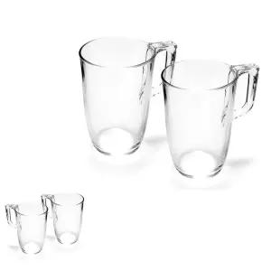 제이커 유리 내열강화 프랑스 루미낙 주방용품 머그컵 2P세트 320ml