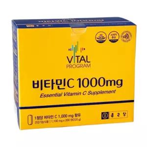 종근당 바이탈프로그램 비타민C 1,000mg, 200정 220g 1박스