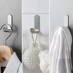 스텐 접착식 벽부착 후크 마스크 걸이 고리 5개 접착식후크 벽부착 벽후크