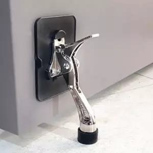 현관 말발굽 접착식 자석형 고정 무타공 공도 어스 스토퍼 문보호 발조작 원터치 문멈춤 받침대 현관문