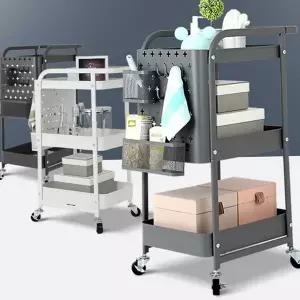 바퀴형 선반 서랍형 다용도 틈새 이동식 트롤리 이동 공간활용 사이드 수납장 수납함 선반형 이동형 미용실