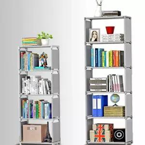 다용도 책장 모듈형 조립식 공부방 5단 책장 거실 플라스틱 수납장 방선반 선반 옷장