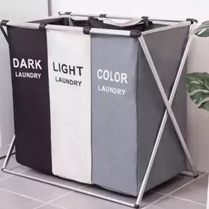 접이식 빨래 바구니 수거용 폴딩 접이식 빨래 바구니 대용량 세탁물 보관함 분리수거함 수납용 다용도 주방