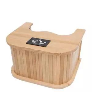 온열 족욕기 가정용 휴대용 족열기 건식 족욕기 찜질 반신욕 나무 찜질기 좌훈발
