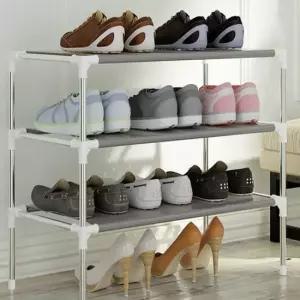 3단 무타공 다용도 조립식 신발정리대 멀티 수납 선반