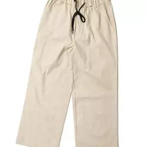 (올핀)허리밴딩 린넨 8부 와이드 팬츠 여름 빅사이즈