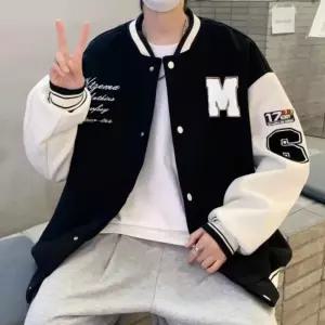 남성 캐주얼 패션 오버핏 봄 야구점퍼 IS-JK55 스타디움 자켓