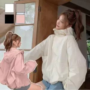 여성 바람막이 후드 간절기 봄 가을 데일리 집업 점퍼 sci6+3vua