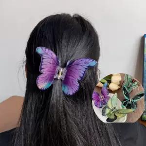 나비 집게핀 포니테일 반 묶음 악세사리 머리 헤어 삔 owt1+3Cgy