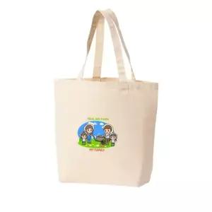 에코백 토트백 나의 가족 농장체험 Healing Farm 아빠 엄마랑 그림 다양한 사이즈