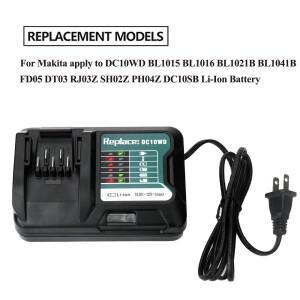 DC10WD 휴대용 충전기 홈 Makita 10.8V-12V 리튬 이온 배터리 BL1015 호환 가능