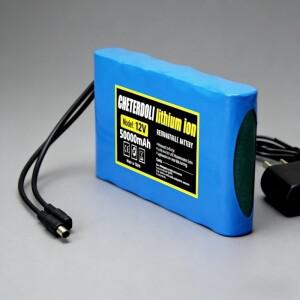 Aleaivy  12V 50Ah 휴대용 리튬 이온 배터리 호환용 팩 - CCTV 캠 모니터용 충전식  안정성