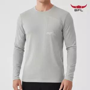 버팔로 남성 아웃도어 스판 라운드 긴팔 티셔츠 BFL 109 신축성 좋은티