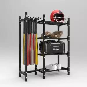 야구 장비 거치대 보관대 수납 배팅장 실내 상품 진열장 고정식 진열대 선반 장갑