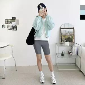 ACC SF1008W 여자 4컬러 나일론 투웨이 스트링 크롭 후드 바람막이 점퍼