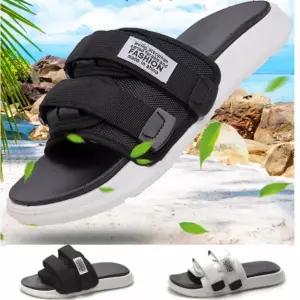 여성 남성 도톰 폭신 여름 해변 스트랩포인트 슬리퍼 IQU7+4Kph